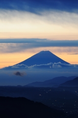 高ボッチ　富士山