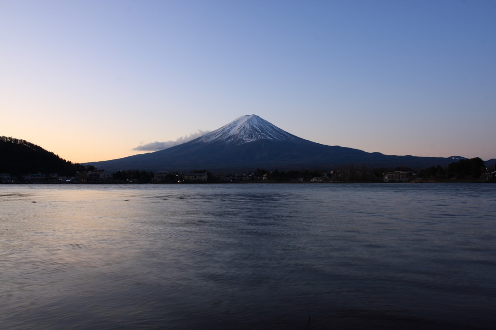 富士山　in 河口湖（2年ぶり）