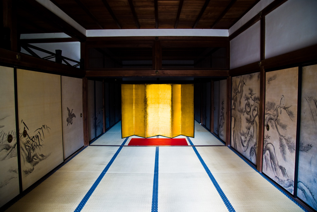 大覚寺 金屏風