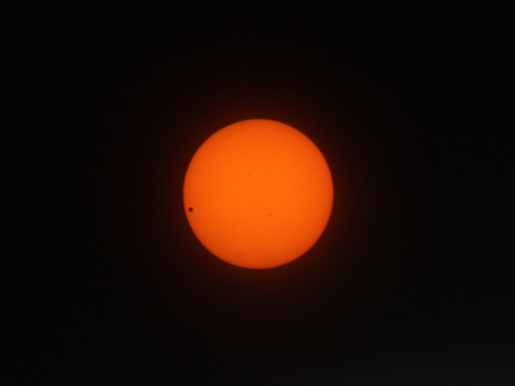 金星の太陽面通過（鹿児島）