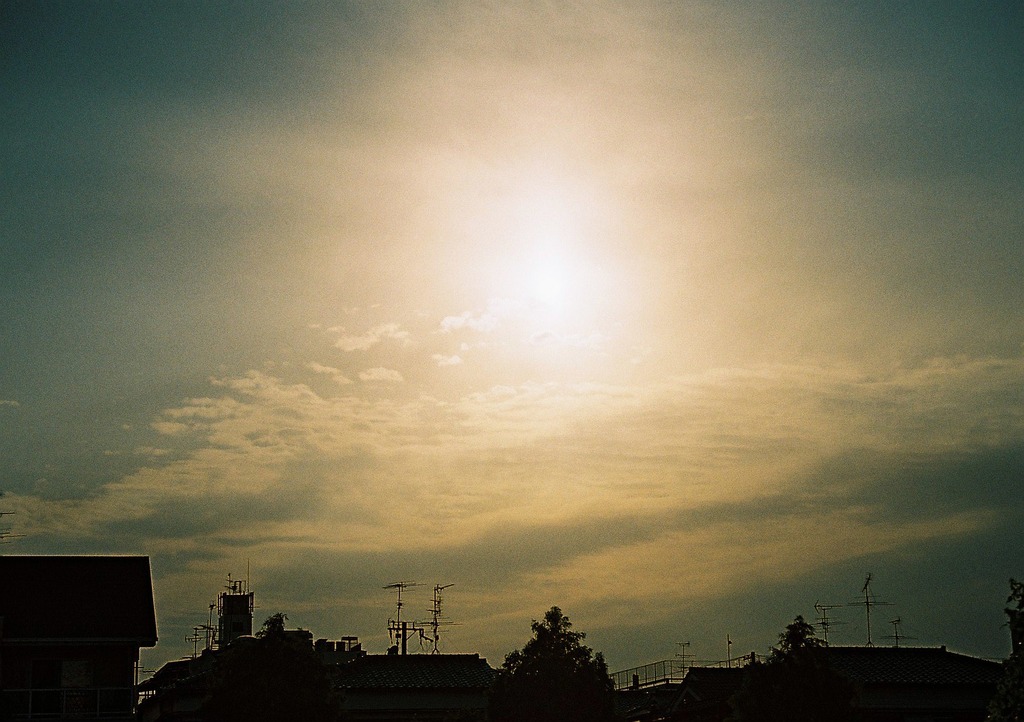 雲と夕焼け