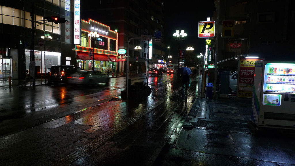雨の夜