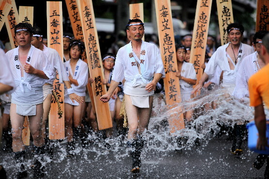 博多祇園山笠追い山ならし