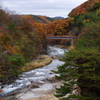 吹割の滝の紅葉