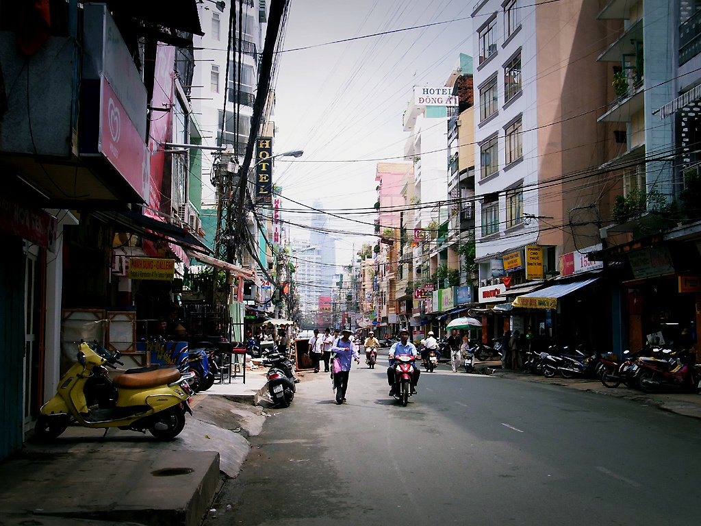 Bui Vien street　Hochiminhcity Vietnam