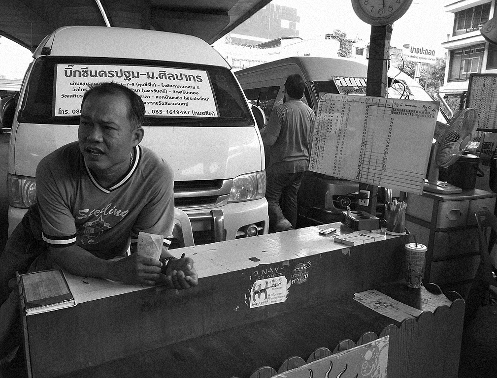 Near victory monument  Bangkok