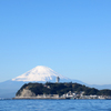 江ノ島と富士山