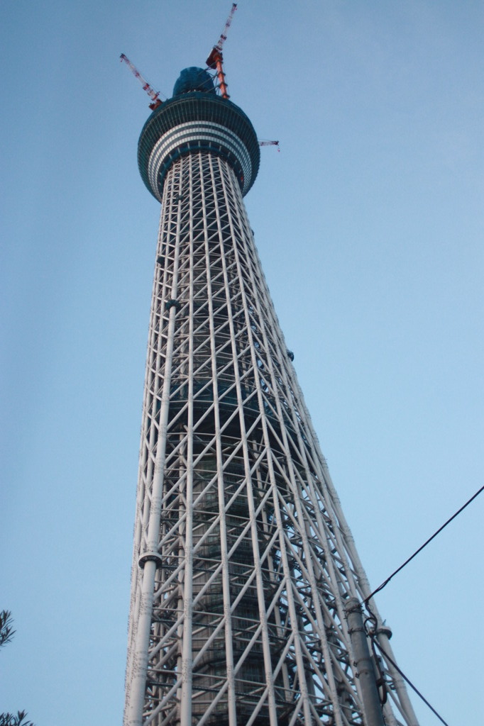 タワー建設中