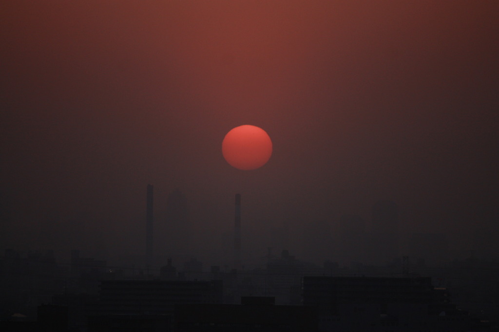 夕日