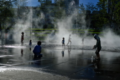 夏の涼：雲海リトリード（うめきた公園）２