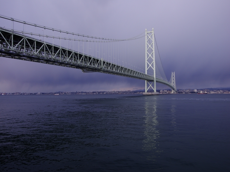 明石海峡大橋（淡路から）１