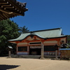 梅雨晴れの住吉神社（拝殿）