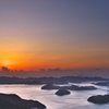 来島海峡大橋（夕景）