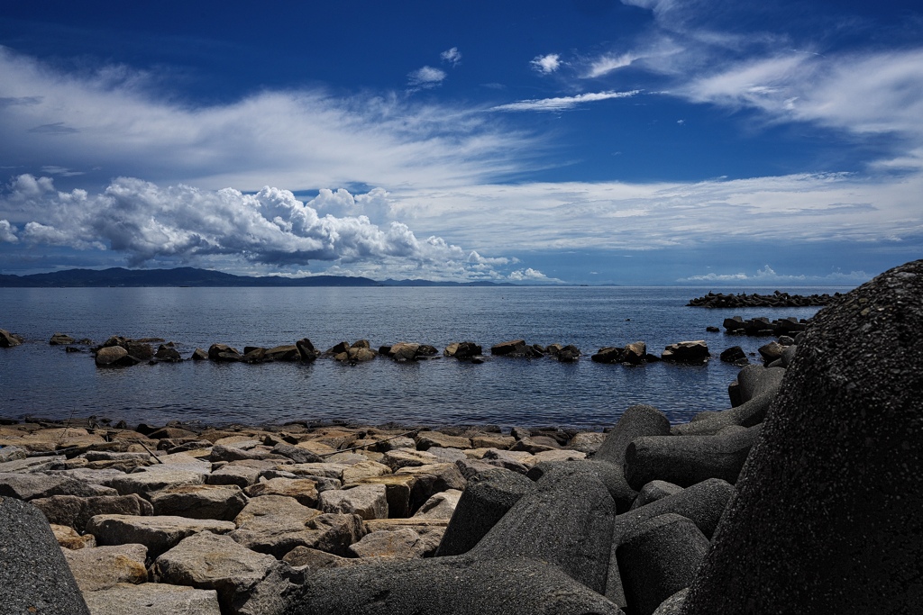 晩夏の播磨灘の昼景１