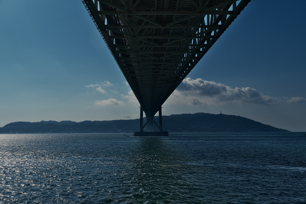 冬の明石海峡大橋１