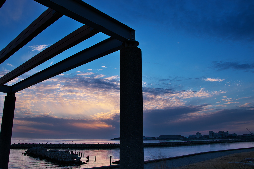 播磨灘の夕景９