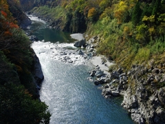 大歩危・小歩危峡の紅葉１