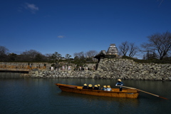 姫路城と和船１