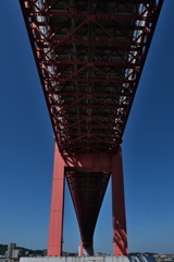 若戸大橋１（戸畑渡場より）