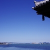 浮御堂から琵琶湖大橋を望む