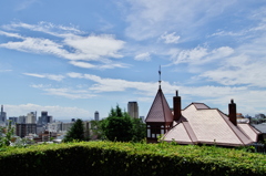 風見鶏の館と神戸の街並み