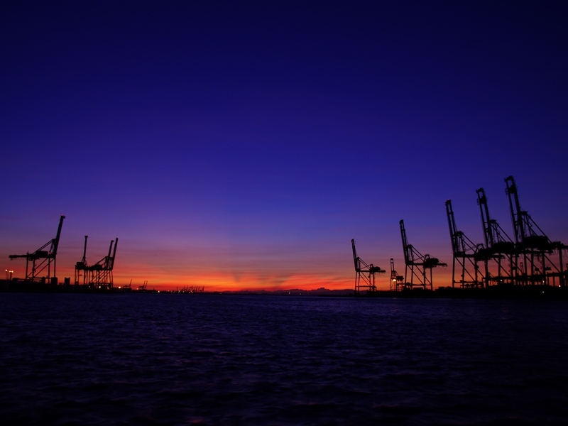 みなと神戸の夜明け２