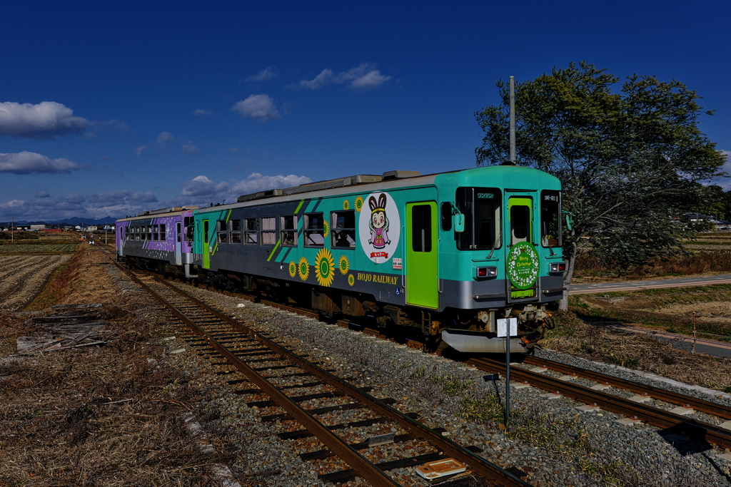 初冬のローカル線（北条鉄道）１
