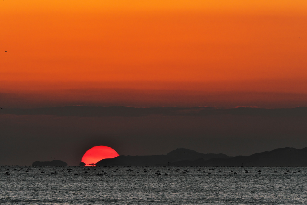 仲秋の播磨灘の夕景４