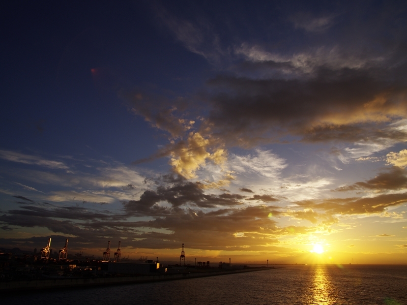 みなと神戸の夜明け６