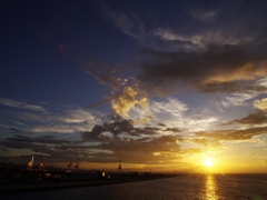 みなと神戸の夜明け６