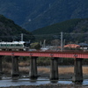 日置川（ひきがわ）橋梁にて(２２７系）