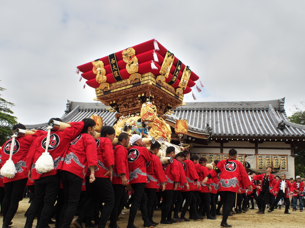 大窪八幡宮の秋祭り３