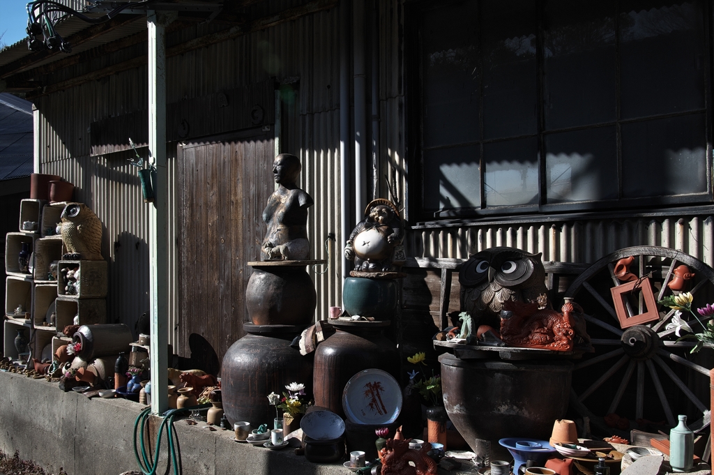 常滑やきもの散歩道にて