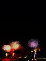 みなとこうべ海上花火１