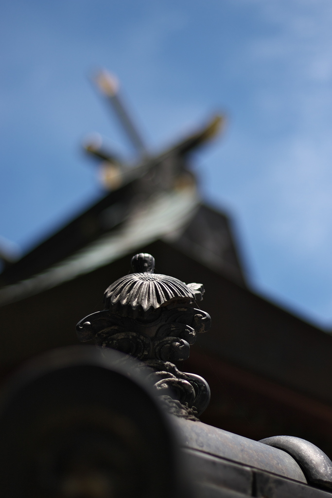神社の本殿（ほんでん）