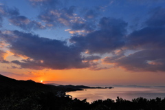 尾形崎夕陽の丘からの夕景２