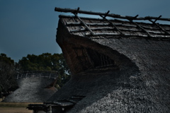 大中遺跡公園の竪穴式住居１