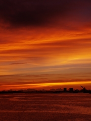 みなと神戸の夜明け１