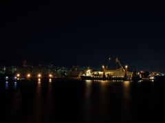 みなと街神戸の夜景１（ポートタミナル）