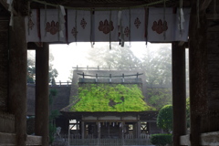 京都南丹摩気神社（まけじんじゃ）の朝１