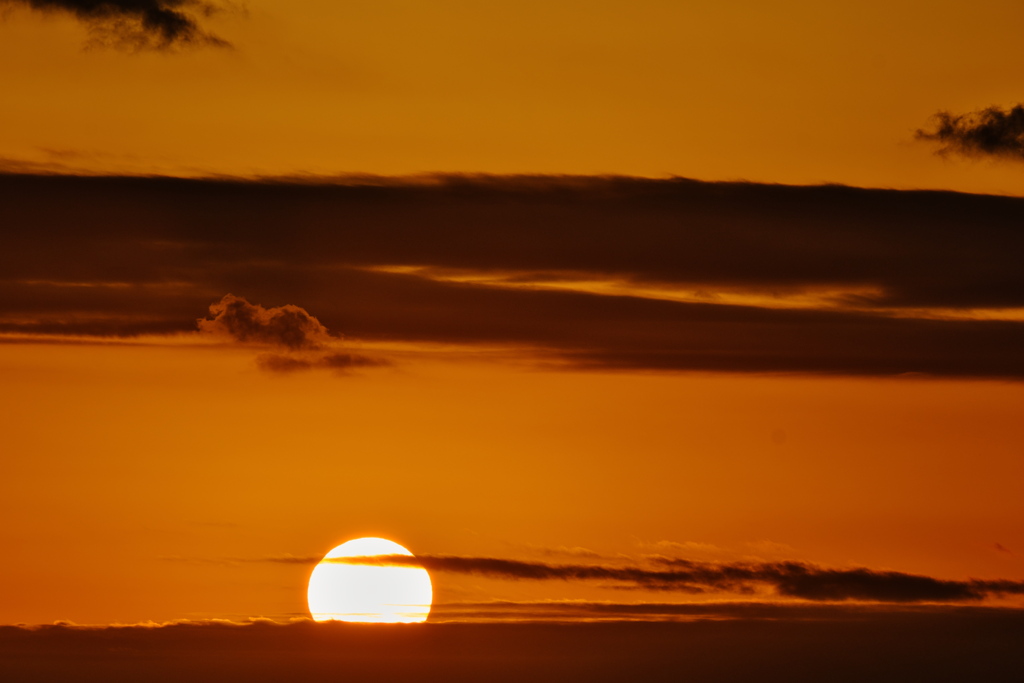 ２０２４年播磨灘の夕日６