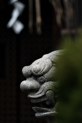 福田住吉神社の狛犬