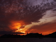 みなと神戸・今日の夕日３