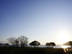 琵琶湖の夕景１