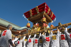 魚住「住吉神社」の秋祭り１