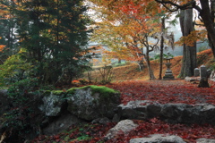 京都南丹龍隠寺（りょうおんじ）の紅葉２