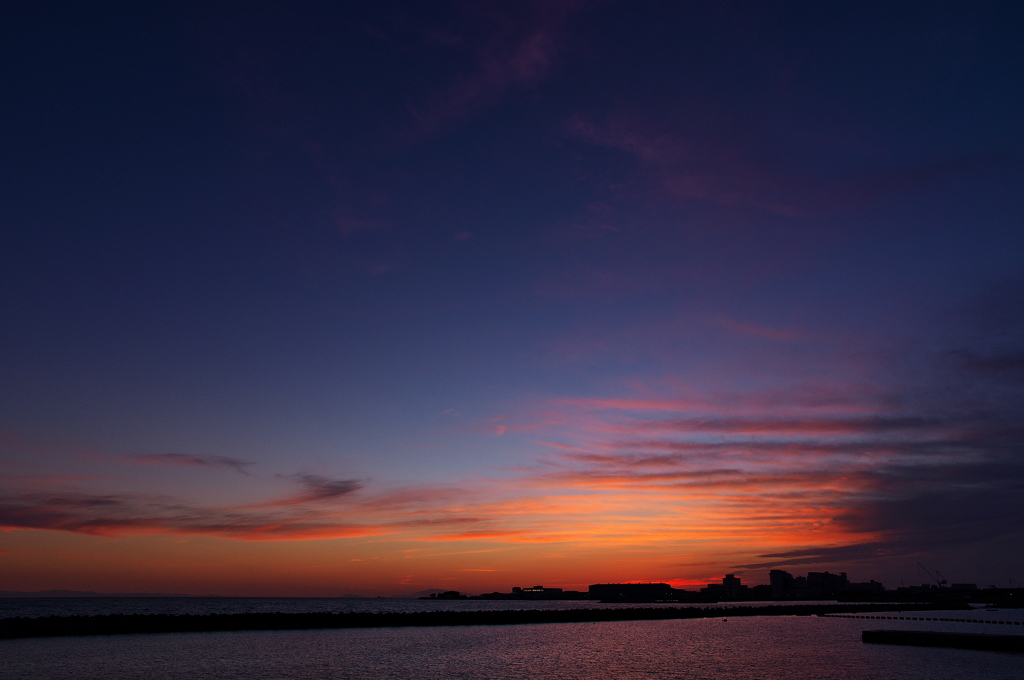 ある日（中秋）の夕景２