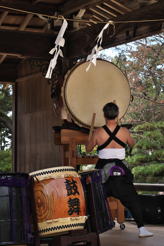 住吉神社の和太鼓奉納２