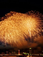 みなとこうべ海上花火２