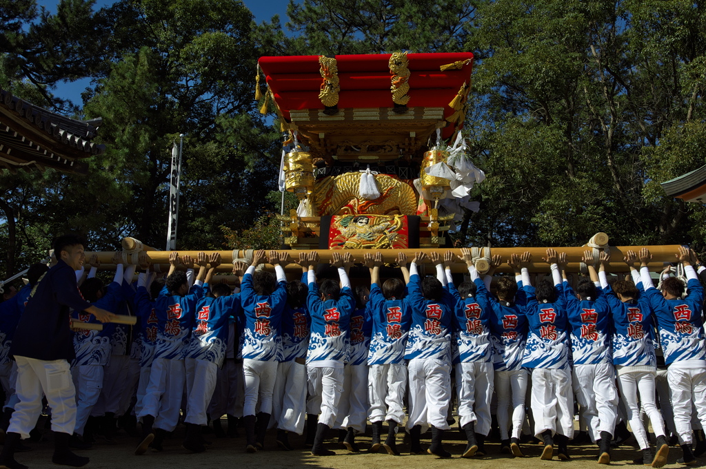 住吉神社秋祭り（布団太鼓）２